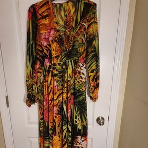 Tropical Maxi Dress